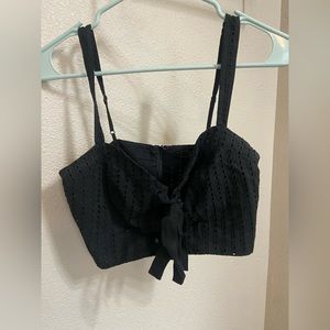 black crop top